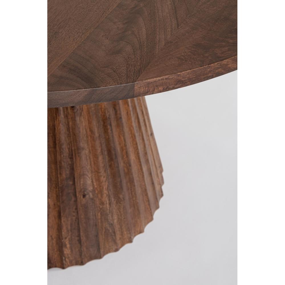 barna koralaku modern barna kerek asztal tomorfa skandinav fa design modern etkezoasztal skandinav fa termeszetes konyha butor formavivendi lakberendezes butorbolt.jpg
